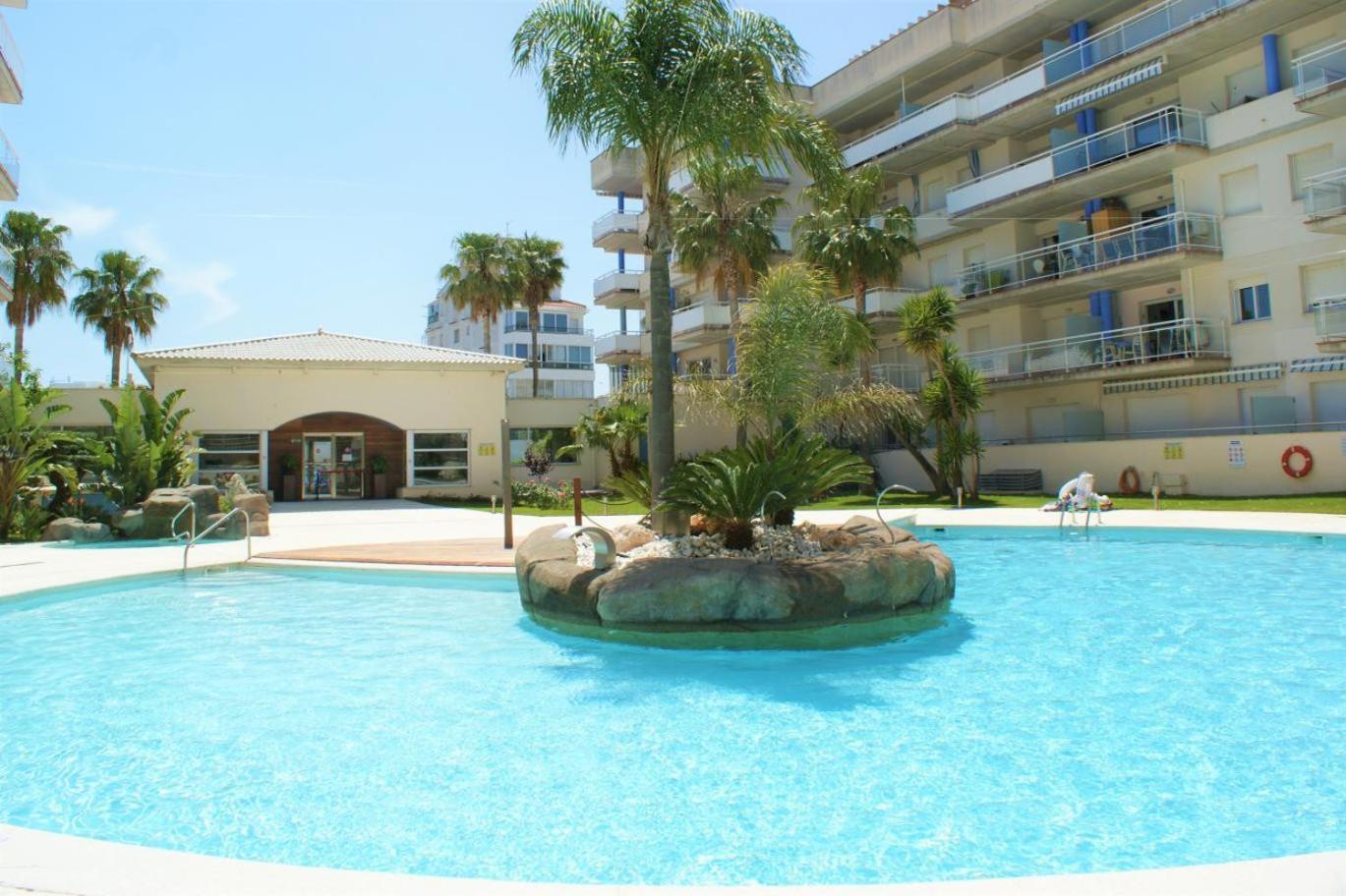 Ferienwohnung Bonito Piso En Roses Con Piscina Y Parking Av-66 Exterior foto